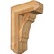 Ekena Millwork Olympic Craftsman Rough Sawn Bracket w/ Offset Brace, Western Red Cedar, 8"W x 20"D x 28"H BKT0806X20X28OLY04RWR - alternate 1